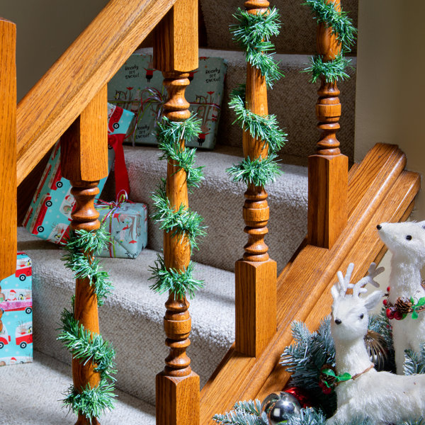 bannister protection garland ties
